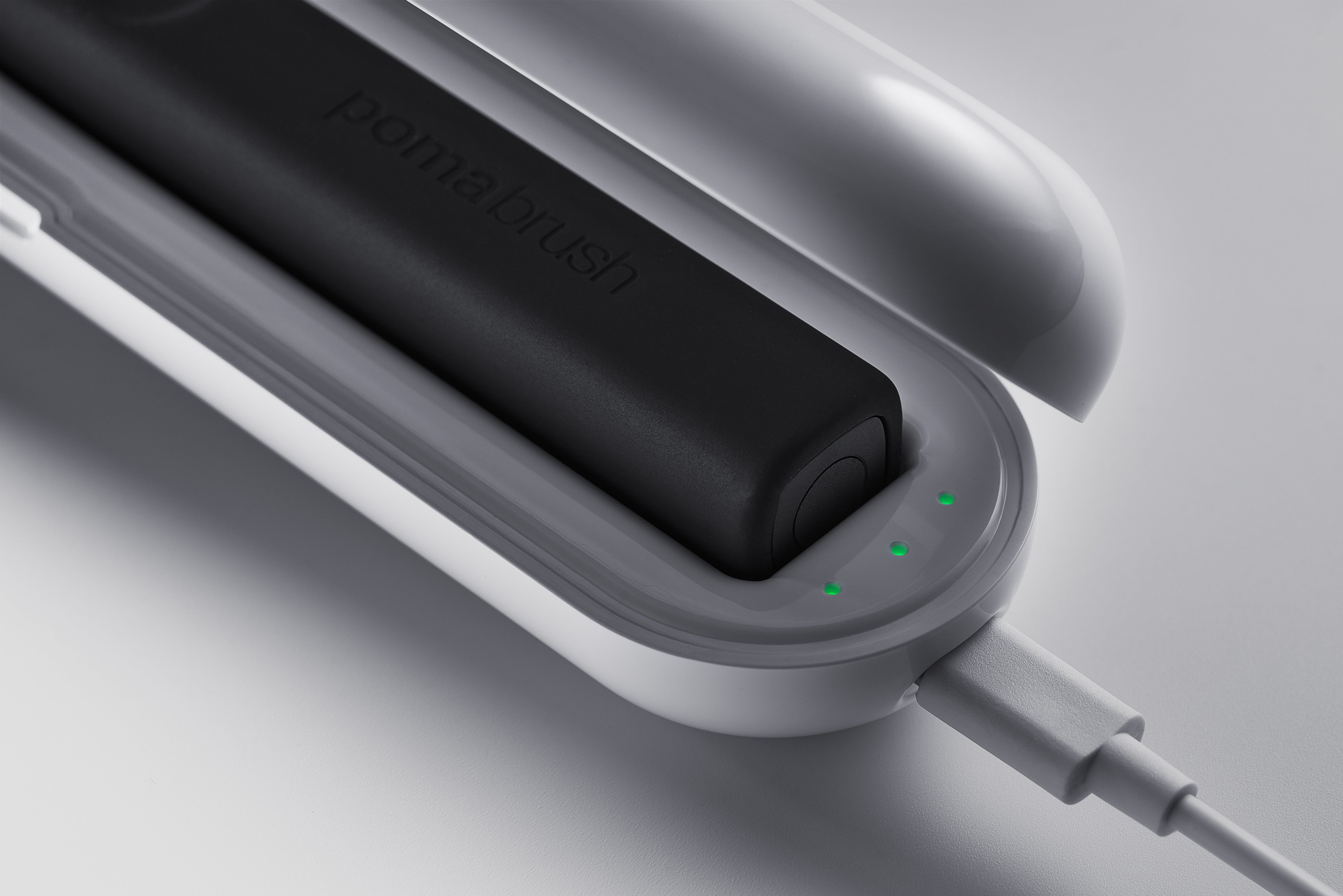 Black and White PomaBrush charging